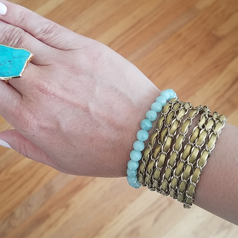 New Gold Wrap Bracelet